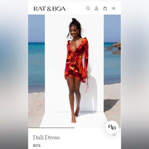 Rat and Boa Dali dress